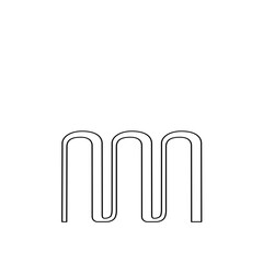 java alphabet line art