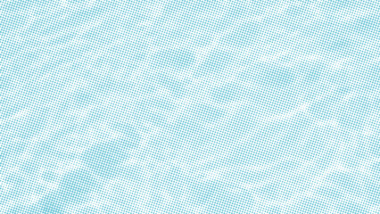 Water ripple surface with sunlight reflections in dotted halftone style, summer holiday texture top view. Beach, ocean clean and deep water. Vector 1 color backdrop © LanaSham