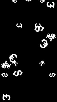 marquet currencies vector illustration of a black and white background