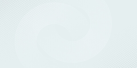 White abstract background. Modern circle lines pattern. Futuristic concept. smooth geometric design