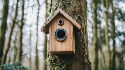Smart Birdhouses with Climate Sensors in Enchanted Forest