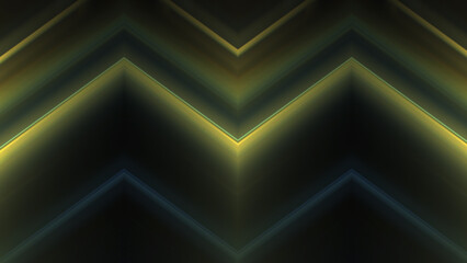 Abstract green lines background 