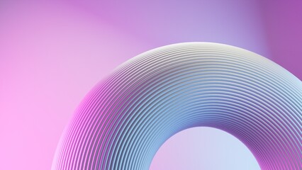 Abstract torus background 