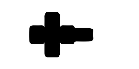 package design box outline vector with white background.	