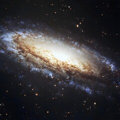 Fototapeta premium Spiral Galaxy in Deep Space (1)