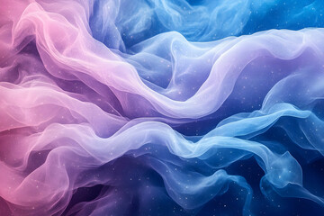 Obraz premium An Abstract Depiction of Flowing Swirls with Delicate Colors