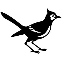 blue bird silhouette