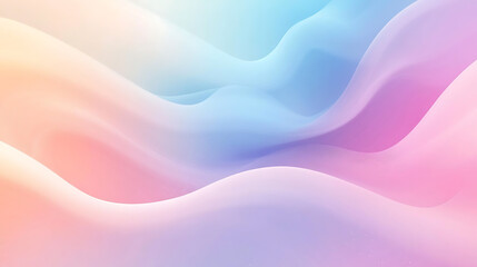 Obraz premium Gradient background in pastel light colors, soft and smooth abstract backdrop for design and branding