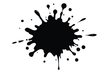 Ink Splatter Isolated 