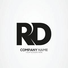 Creative Letter RD DR Monogram Logo Template With Vector Eps
