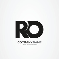 Creative Letter RO OR Monogram Logo Template With Vector Eps