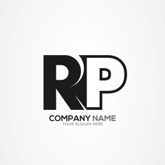 Creative Letter RP PR Monogram Logo Template With Vector Eps