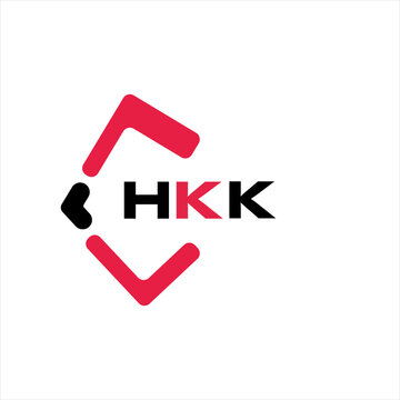 HKK creative minimalist letter logo. HKK unique vector initials alphabet letter logo design