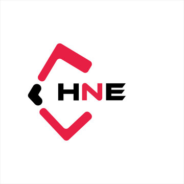 HNE creative minimalist letter logo. HNE unique vector initials alphabet letter logo design