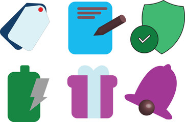 set of icons for web design