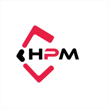 HPM creative minimalist letter logo. HPM unique vector initials alphabet letter logo design