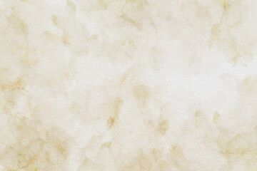 Brown and beige abstract watercolor background. Hand drawn tender texture.