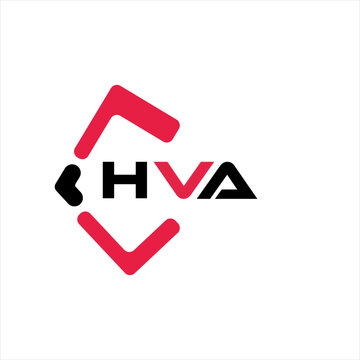 HVA creative minimalist letter logo. HVA unique vector initials alphabet letter logo design