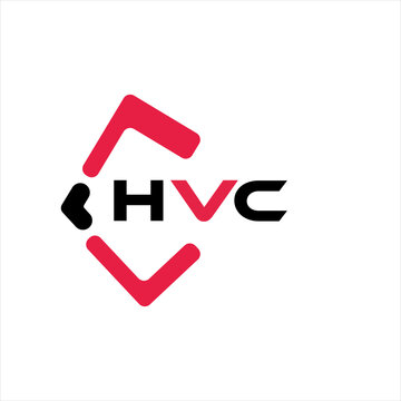 HVC creative minimalist letter logo. HVC unique vector initials alphabet letter logo design