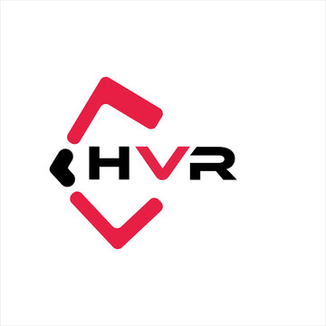 HVR creative minimalist letter logo. HVR unique vector initials alphabet letter logo design