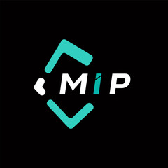 MIP creative minimalist letter logo. MIP unique vector initials alphabet letter logo design