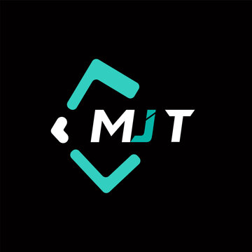MJT creative minimalist letter logo. MJT unique vector initials alphabet letter logo design