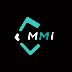 MMI creative minimalist letter logo. MMI unique vector initials alphabet letter logo design