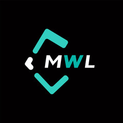 MWL creative minimalist letter logo. MWL unique vector initials alphabet letter logo design