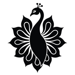 peacock feather vector illustration