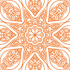 Beautiful flower art and mandala vector design