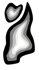 Black to White abstract