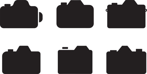 Simple Camera Logo&ndash; Flat Vector Design for Web, Apps & Branding
