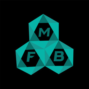 MFB creative minimalist letter logo. MFB unique vector initials alphabet letter logo design
