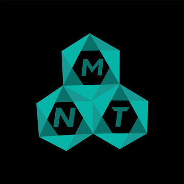 MNT creative minimalist letter logo. MNT unique vector initials alphabet letter logo design