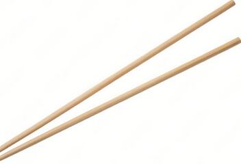 chopsticks isolated on white background