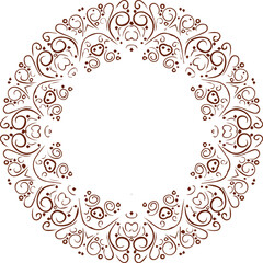 Beautiful flower art and mandala vector design
