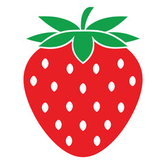 Obraz premium vector illustration of a strawberry