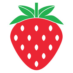 vector illustration of a strawberry