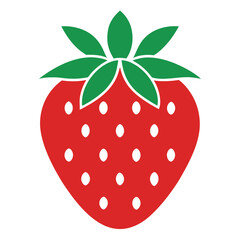 Obraz premium vector illustration of a strawberry