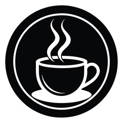 cup of coffee with  white back ground 