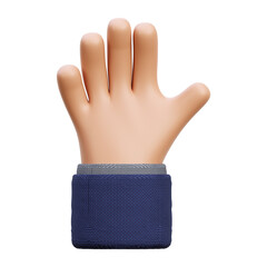 Hand 3D Illustration