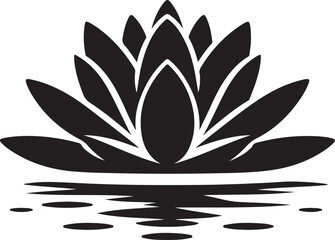Water lily vector