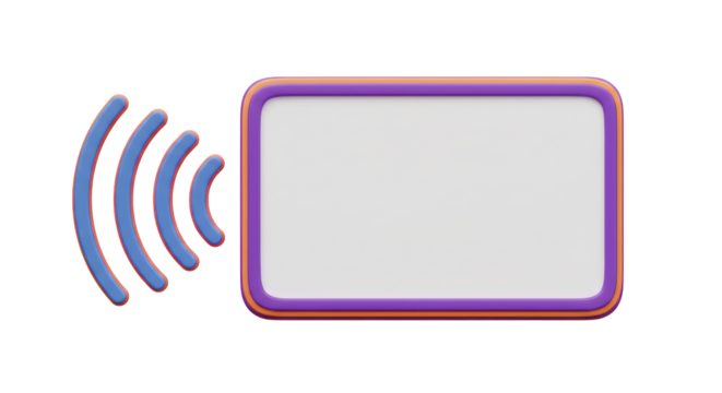 Isolated Smart Tag with Wireless Signal Waves