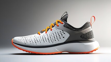 Hybrid training shoe for gym and outdoor use studio showcase product photography minimalist environment