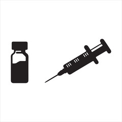 syringe and medicine