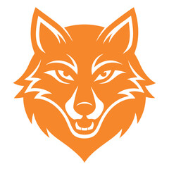 vector illustration of a cartoon fox