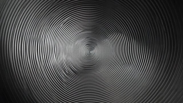 Hypnotic circular lines create a mesmerizing and stylish abstract motion design