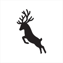 deer silhouette vector