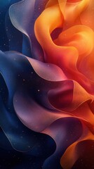 Obraz premium Abstract swirling colors and textures