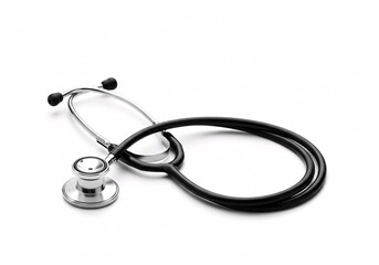 Stethoscope on white background